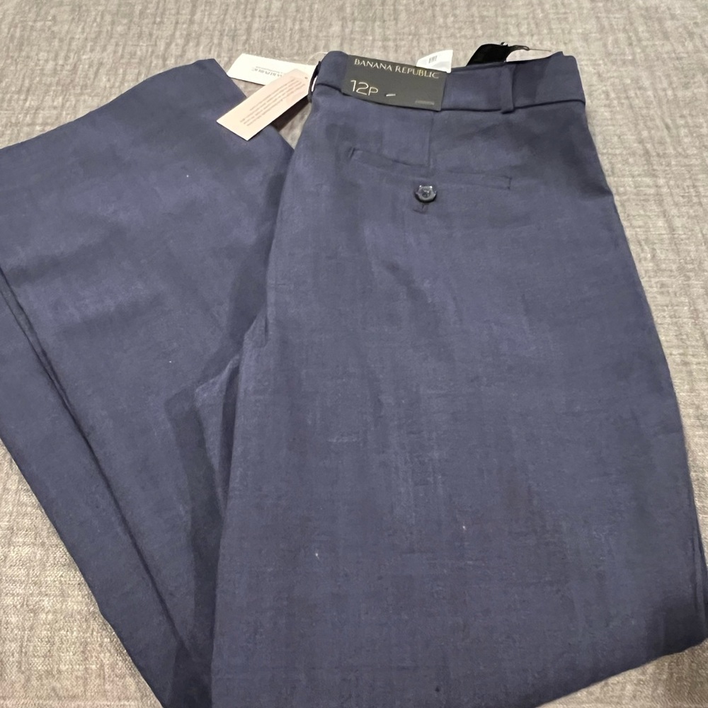 Banana Republic Navy Women's Trousers